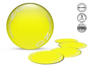 OZ Adesivo Silicone Logo Decalcomania Ruota Lusso